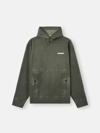 Bekväm hoodie med tryck
