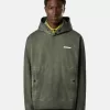 Bekväm hoodie med tryck