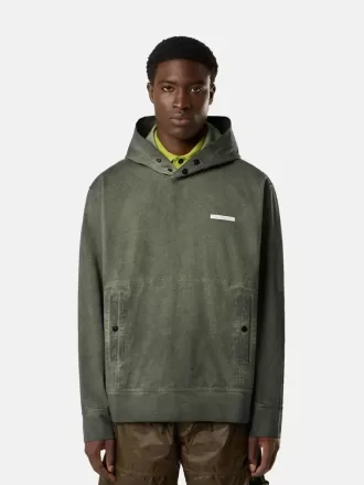 Bekväm hoodie med tryck