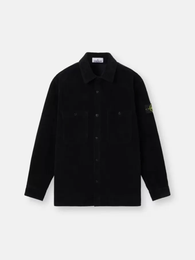 Bekväm overshirt med fickor och tryckknappar