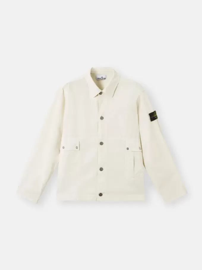 Bekväm overshirt med handfickor och knappar Bekväm overshirt med handfickor och knappar