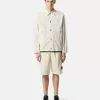 Bekväm overshirt med handfickor och knappar Bekväm overshirt med handfickor och knappar