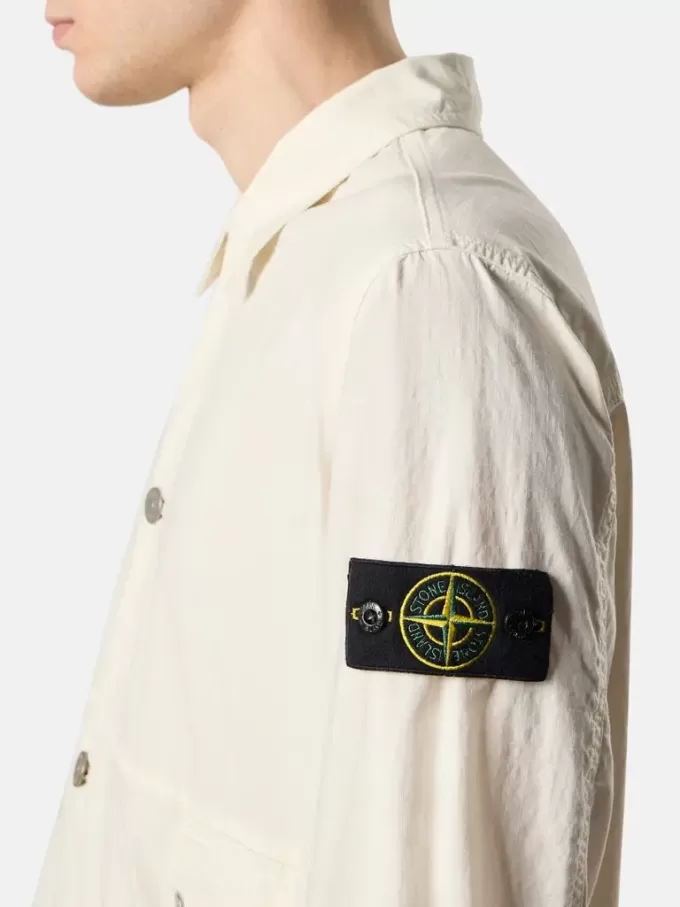 Bekväm overshirt med handfickor och knappar Bekväm overshirt med handfickor och knappar