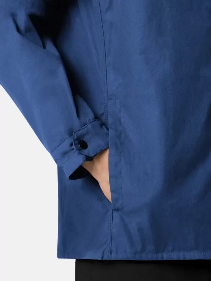 Bekväm overshirt med handfickor och tryckknappar Bekväm overshirt med handfickor och tryckknappar