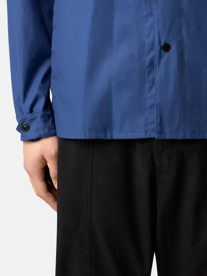Bekväm overshirt med handfickor och tryckknappar Bekväm overshirt med handfickor och tryckknappar