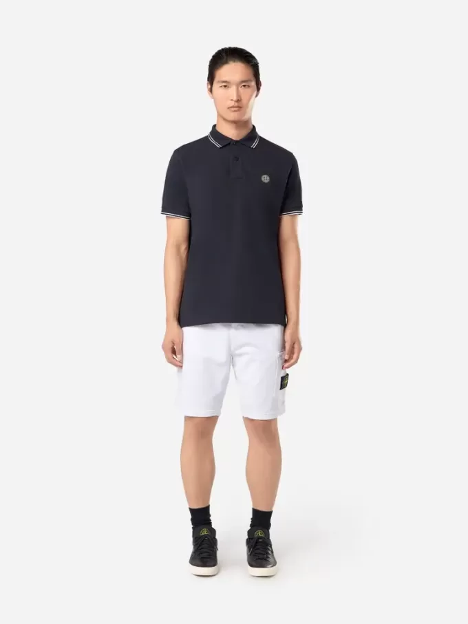 Bermudashorts med normal passform och elastisk midja