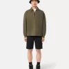 Bermudashorts med normal passform och elastisk midja