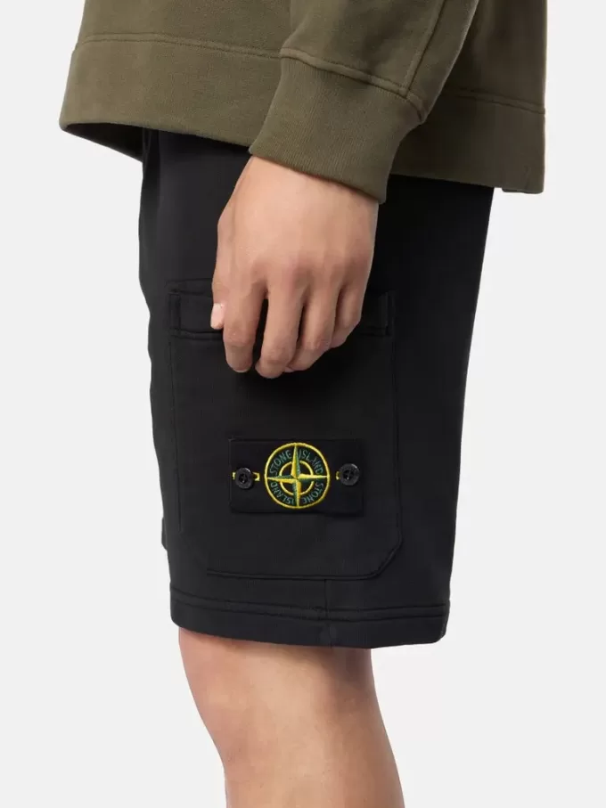 Bermudashorts med normal passform och elastisk midja