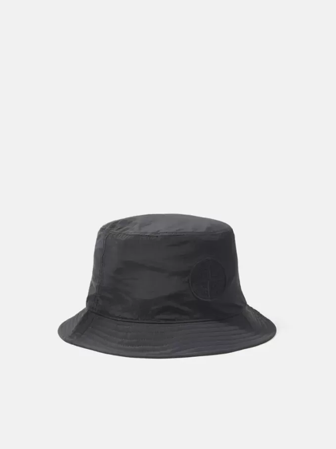 Bucket hat med meshfoder och Compass-brodyr