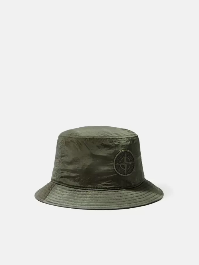 Bucket hat med meshfoder och Compass-brodyr