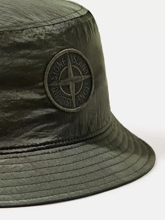 Bucket hat med meshfoder och Compass-brodyr
