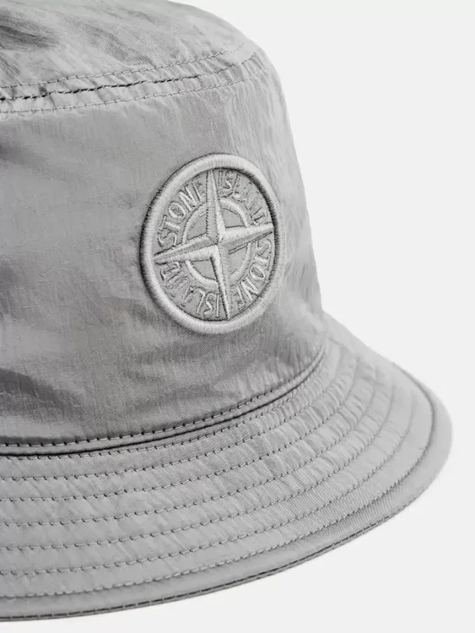 Bucket hat med meshfoder och Compass-brodyr
