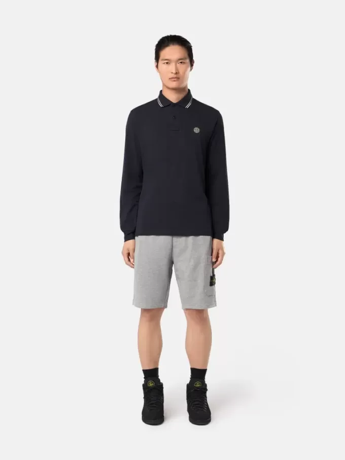 Cargo-bermudashorts med fickor och dragsko i midjan