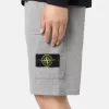 Cargo-bermudashorts med fickor och dragsko i midjan