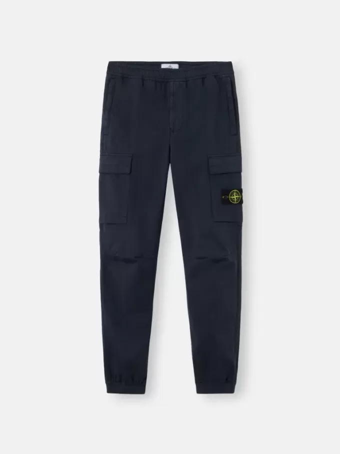 Cargobyxor med normal passform och elastisk midja