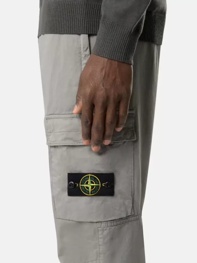 Cargobyxor med normal passform och elastisk midja