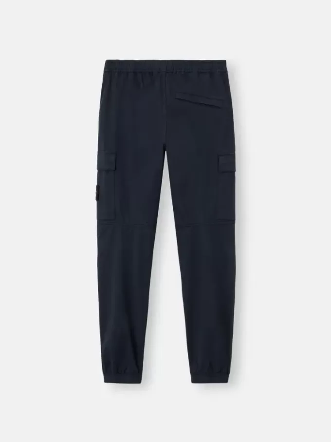 Cargobyxor med normal passform och elastisk midja
