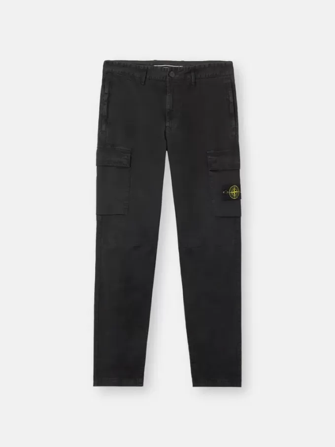 Slim fit-bermudashorts med fickor med dragkedja