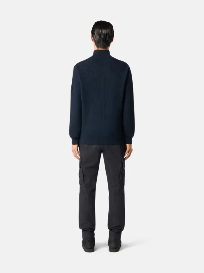 Slim fit-bermudashorts med fickor med dragkedja