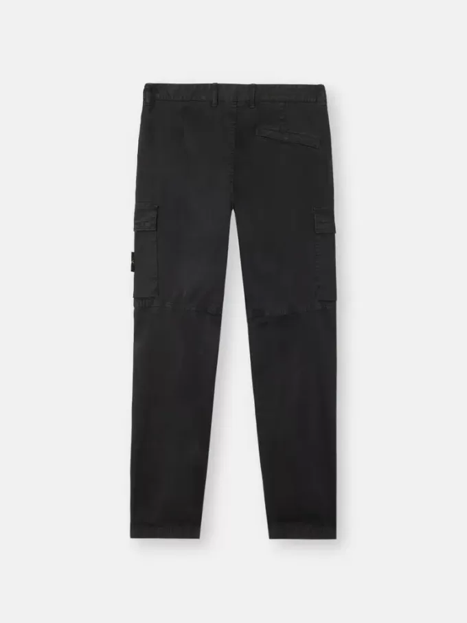 Slim fit-bermudashorts med fickor med dragkedja