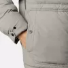 Dunparkas med vattenavvisande egenskaper och tryckknappsfickor Dunparkas med vattenavvisande egenskaper och tryckknappsfickor
