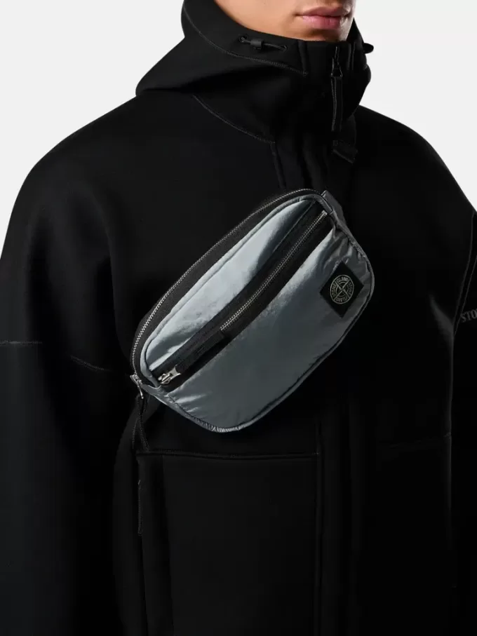 Fanny pack med ficka med dragkedja och ripstop-foder Fanny pack med ficka med dragkedja och ripstop-foder