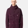Fältjacka med huva, anti-drop och tryckknappsfickor Fältjacka med huva, anti-drop och tryckknappsfickor