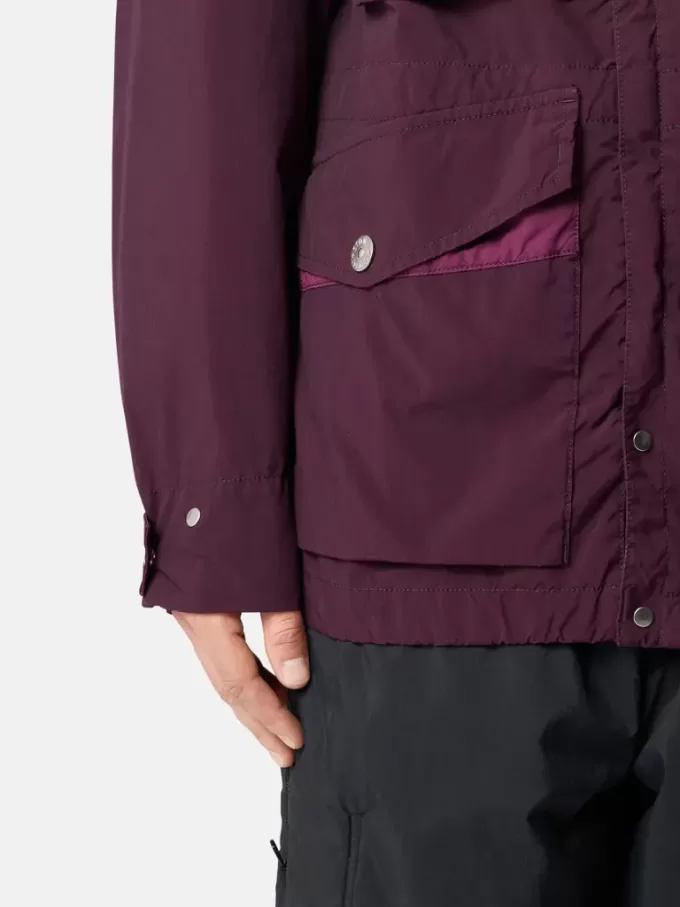 Fältjacka med huva, anti-drop och tryckknappsfickor Fältjacka med huva, anti-drop och tryckknappsfickor
