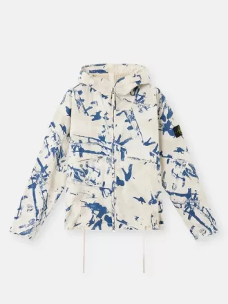 Huvtröja med kamouflageprint och anti-drop
