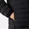 Huvtröja med sömlösa fjädertunnlar och droppskydd