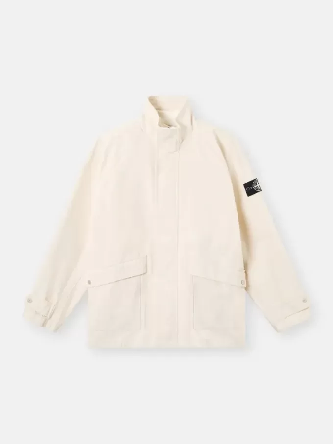 Kort parkas med avtagbart foder och armbågslappar Kort parkas med avtagbart foder och armbågslappar