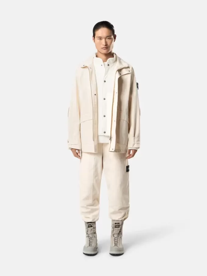 Kort parkas med avtagbart foder och armbågslappar Kort parkas med avtagbart foder och armbågslappar