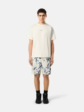 Kortärmad T-shirt med ”Compass Camo”-tryck