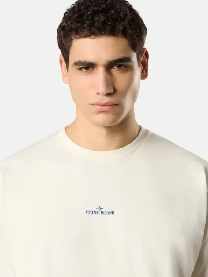 Kortärmad T-shirt med ”Compass Camo”-tryck