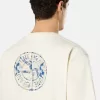 Kortärmad T-shirt med ”Compass Camo”-tryck