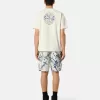 Kortärmad T-shirt med ”Compass Camo”-tryck