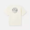 Kortärmad T-shirt med ”Compass Camo”-tryck