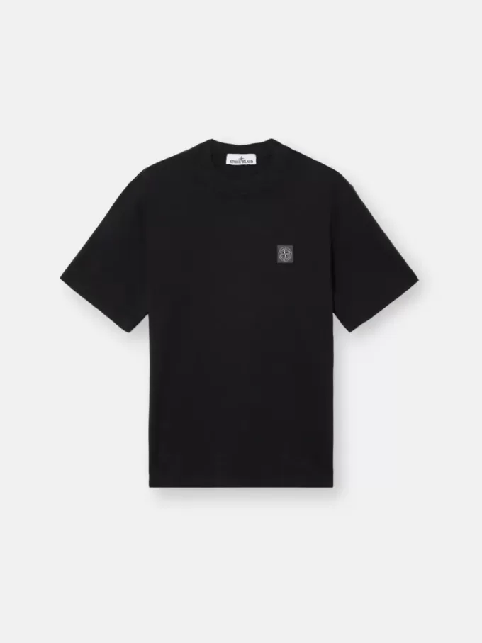 Kortärmad T-shirt med kompassmärke