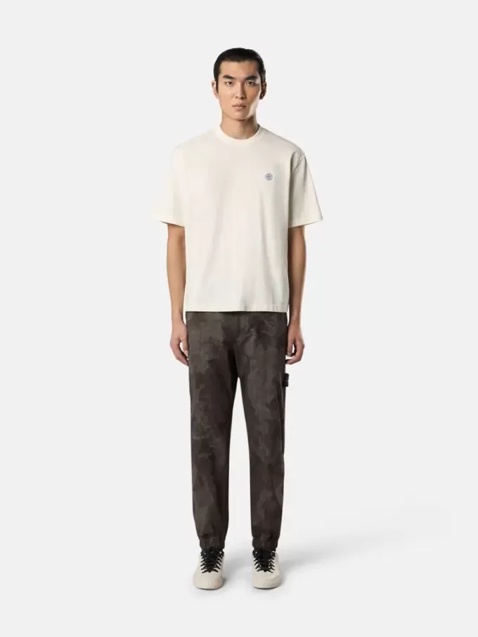 Kortärmad T-shirt med kompassmärke