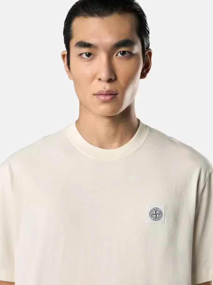 Kortärmad T-shirt med kompassmärke