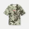 Kortärmad T-shirt med ”Scan Camo”-tryck Kortärmad T-shirt med ”Scan Camo”-tryck