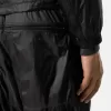 Lösa bermuda-shorts med vid ben och elastisk midja