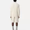 Lösa bermuda-shorts med vid ben och elastisk midja Lösa bermuda-shorts med vid ben och elastisk midja