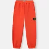 Löst sittande sweatpants med fickor och elastiska muddar