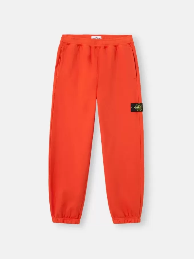 Löst sittande sweatpants med fickor och elastiska muddar