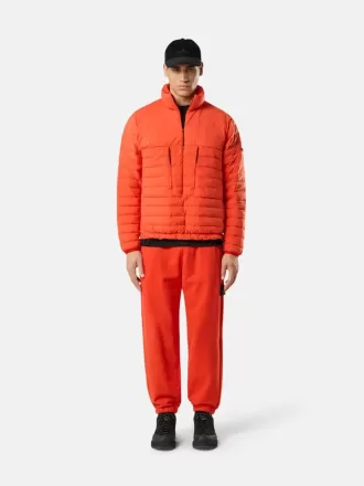 Löst sittande sweatpants med fickor och elastiska muddar