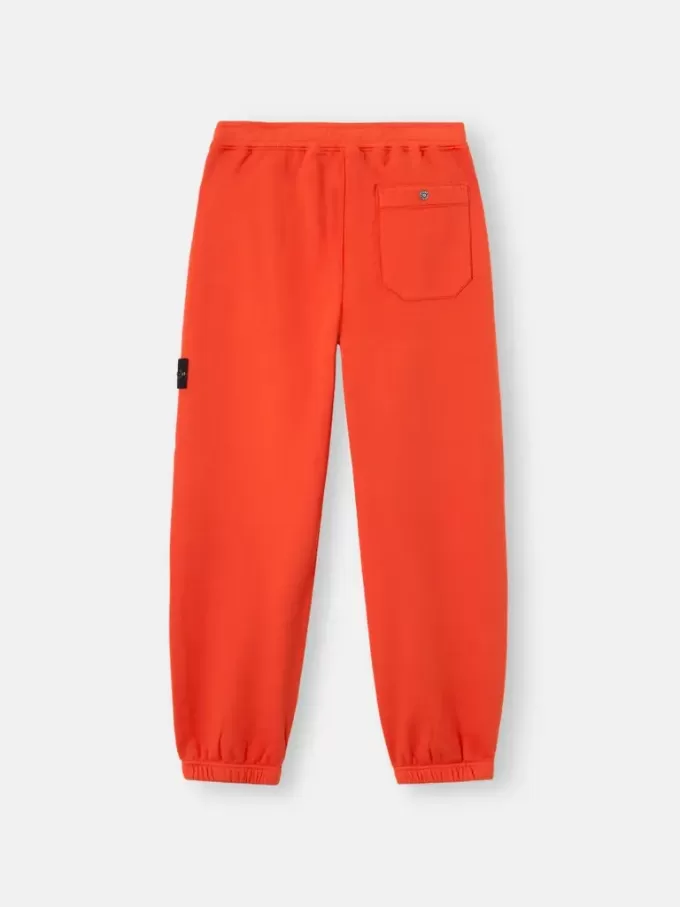 Löst sittande sweatpants med fickor och elastiska muddar