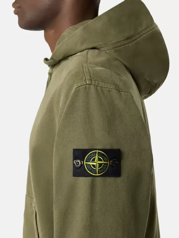 Oversized-fit hoodie med dragkedja och ribbade insatser Oversized-fit hoodie med dragkedja och ribbade insatser