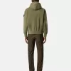 Oversized-fit hoodie med dragkedja och ribbade insatser Oversized-fit hoodie med dragkedja och ribbade insatser