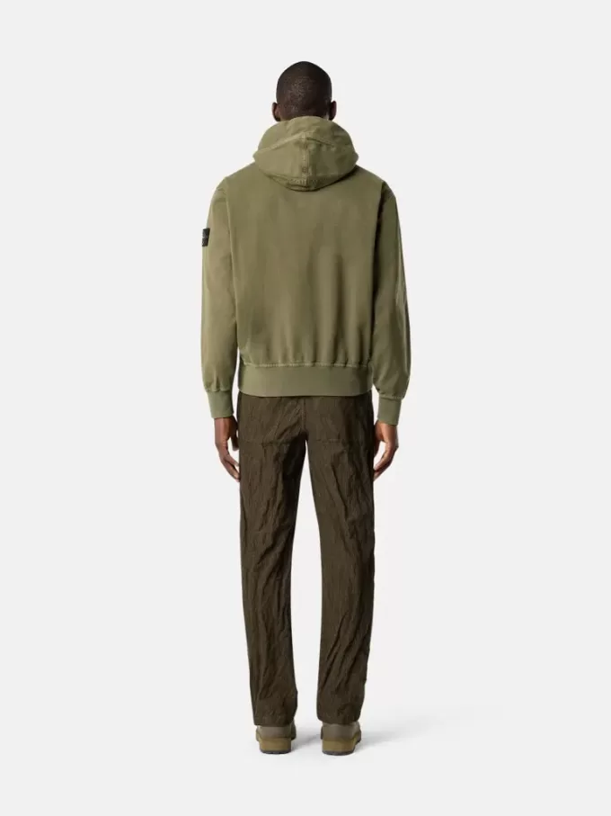 Oversized-fit hoodie med dragkedja och ribbade insatser Oversized-fit hoodie med dragkedja och ribbade insatser